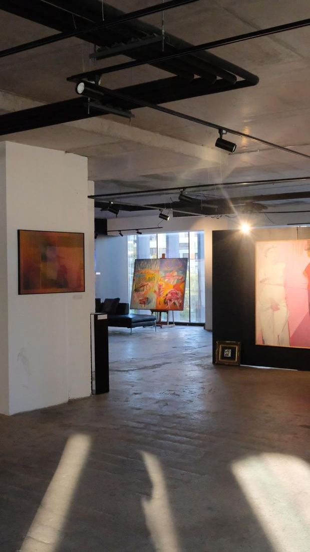 Instalación de arte contemporáneo